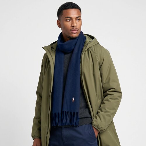 Polo Ralph Lauren SIG WOOL SCF-SCARF-OBLONG Tamno plava Slike
