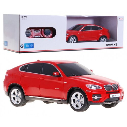  Licencirani auto na daljinsko upravljanje BMW X 6 1:24 RASTAR - crveni Slike