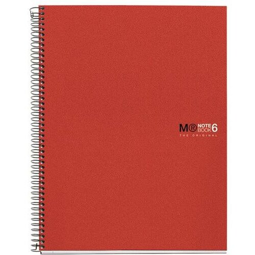 MiquelRius zvezek A4, črtast, 200-listni, 70g basic MR43002 rdeč Cene