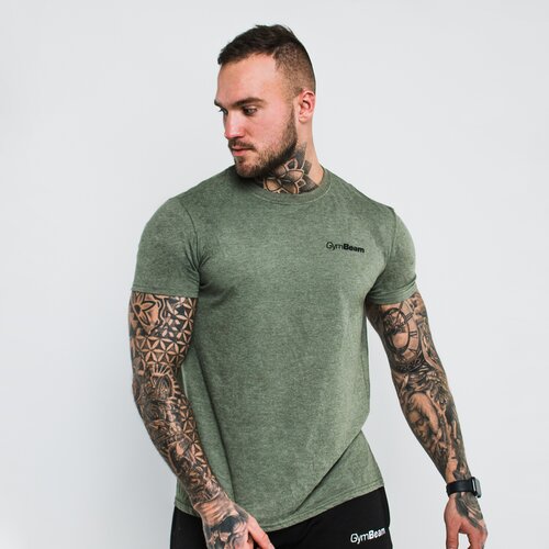 GymBeam muška majica Basic Heather Military 34063 Slike