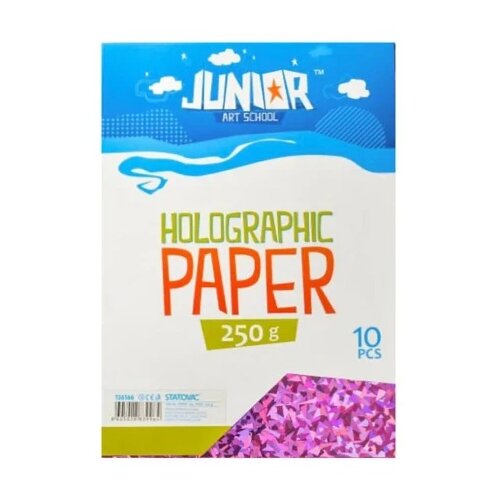 Junior jolly holographic paper papir hologramski a4 250g 10k - odaberite nijansu roze ( 136166 ) Cene