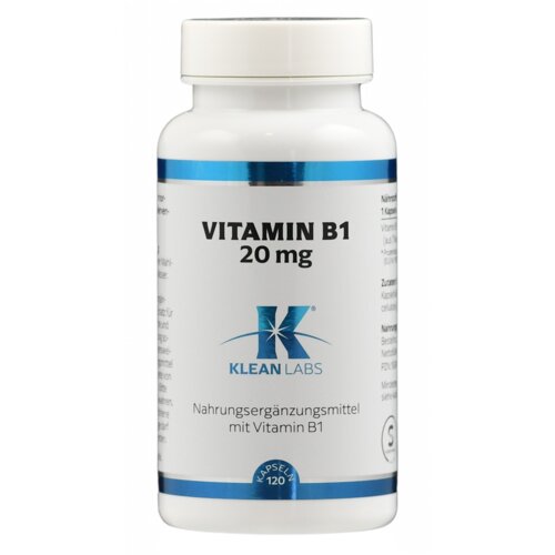 Vitamin B1 20 mg - 120 kaps. Slike