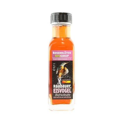 Raabauer Eisvogel Bio Sirup iz cvetov vrtnice - 0,10 l Cene