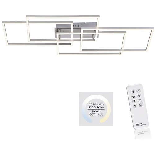 LEUCHTEN DIREKT 14151-55 - LED prigušiva svetiljka IVEN 4xLED/12W/230V + daljinski upravljač Cene