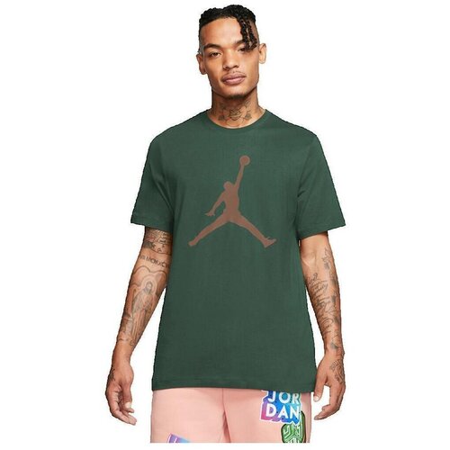 Nike Majice s kratkimi rokavi T-shirt Jordan Jumpman Vert Zelena Cene