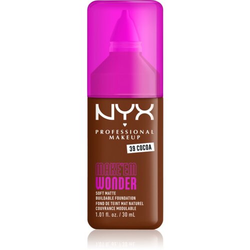NYX Professional Makeup Make &lsquo;Em Wonder lahka matirajoča podlaga odtenek 39 Cocoa 30 ml Cene