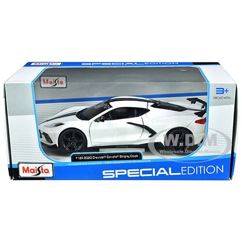 Maisto Auto 1:24 &amp;Scaron;evrolet Korveta Stingrej beli 070276 Slike