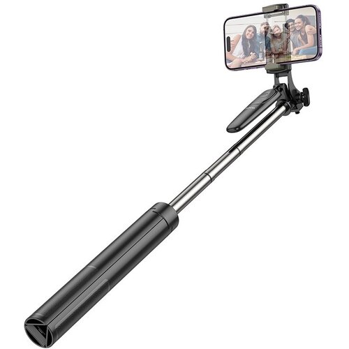 Hoco K19 tripod selfie stick ( selfie stap) sa bluetooth upravljačem crni Slike