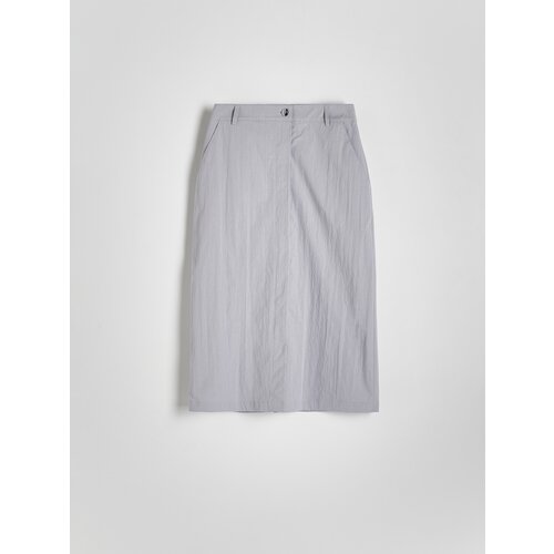Reserved Ladies` skirt - svetlo siva Cene