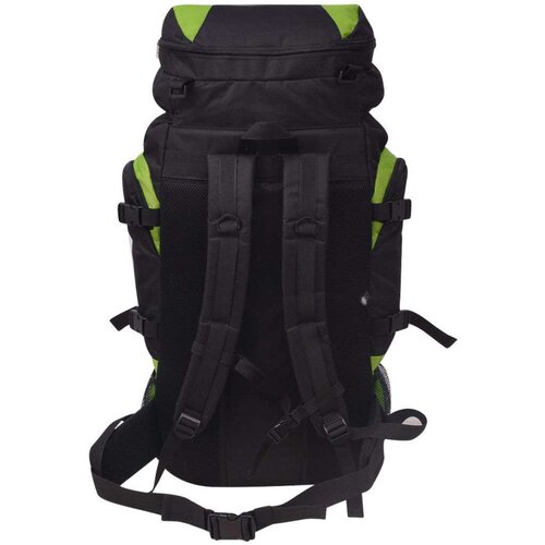 VidaXL ruksak za Planinarenje XXL 75 L Crno-Zeleni Slike