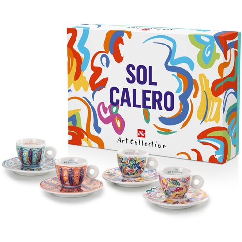 Illy Skodelice Sol Calero - 4 skodelice za espresso Cene