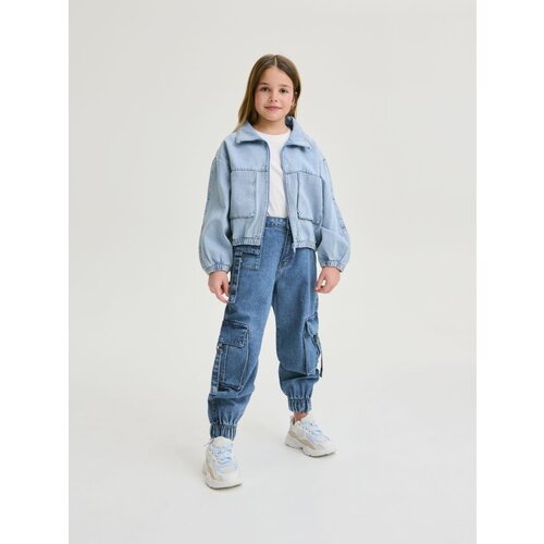 Reserved - Jogger hlače classic denim - Modra Cene