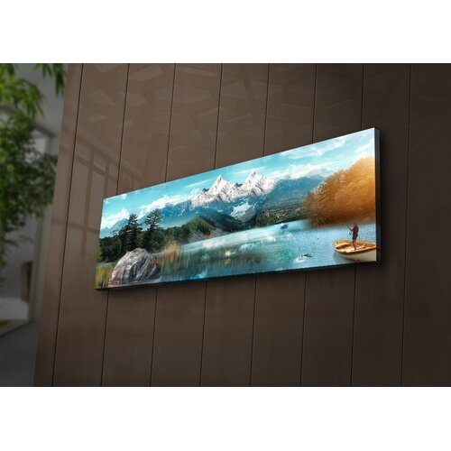 Opviq Slika na platnu sa LED osvetljenjem 30x90cm Cene