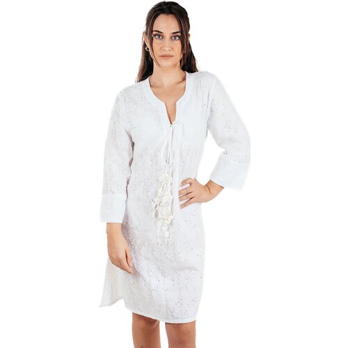 Isla Bonita By Sigris obleke Kurta Bela Slike
