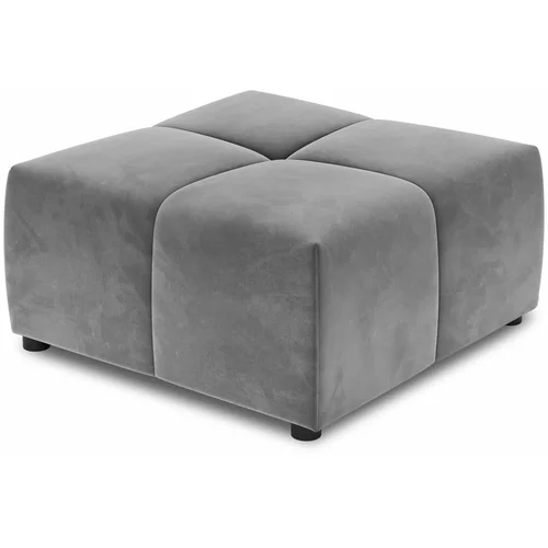 Cosmopolitan Design Sivi baršunasti sofa modul Rome Velvet -