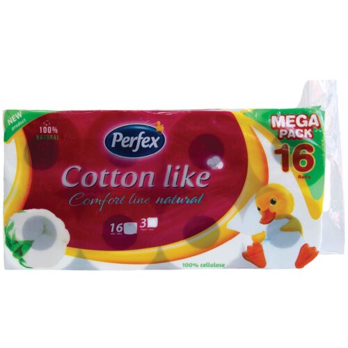 Perfex toaletni papir 3SL comfort line nat. 16 Cene