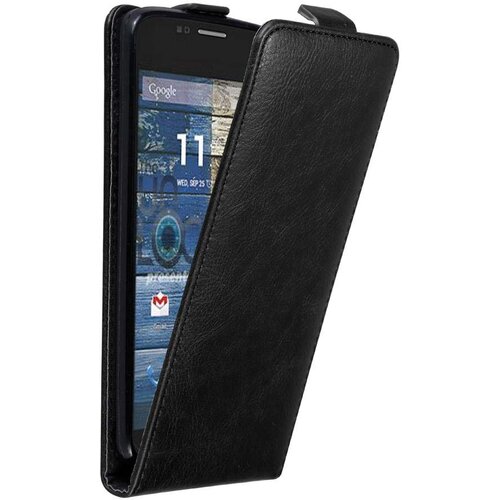 Cadorabo Ohi&scaron;je, združljivo z Motorola MOTO G2 v nočna črna - Za&scaron;čitni ovitek v obliki flipa z magnetnim zapiranjem, (20564028) Cene