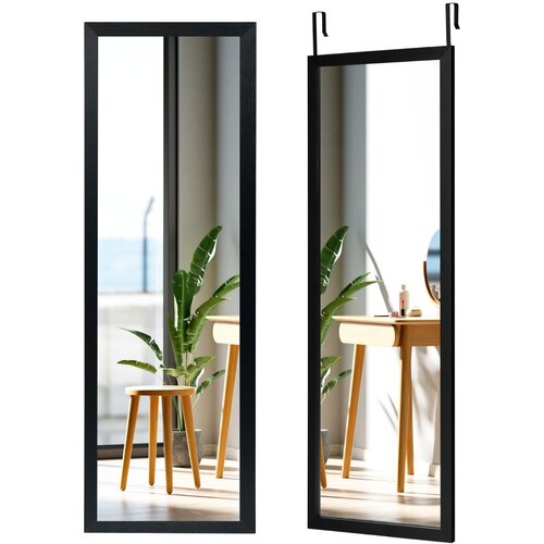 Costway Ogledalo polne velikosti za vrata ali steno, 120 x 37 cm, (5000357825) Slike