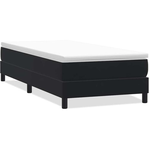 vidaXL Box Spring Postelja brez vzmetnice Črna 100x210 cm Žamet, (21792446) Cene