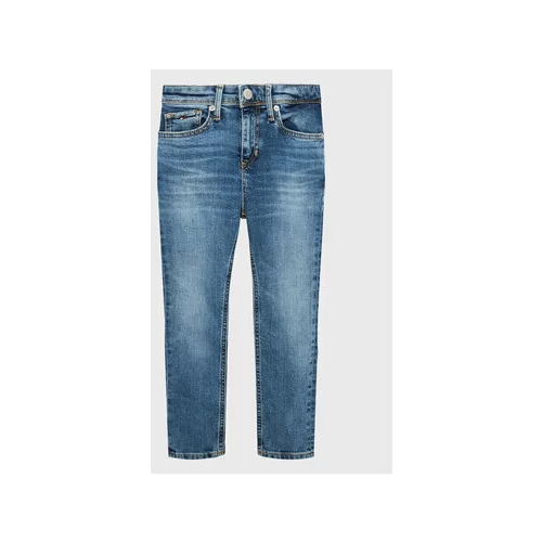 Tommy Hilfiger Jeans hlače Scanton KB0KB07915 D Mornarsko modra Slim Fit