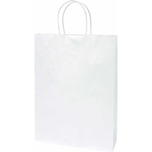  Vrečka darilna eko jumbo 31x42x11 promocija - bela Cene