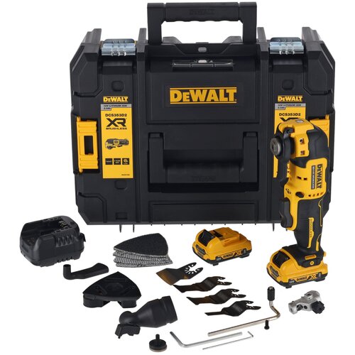 Dewalt DCS353D2-QW cordless universal cutter Slike