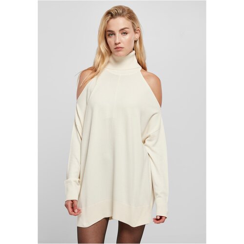 UC Ladies Ladies Cold Shoulder Turtelneck Sweater whitesand Slike