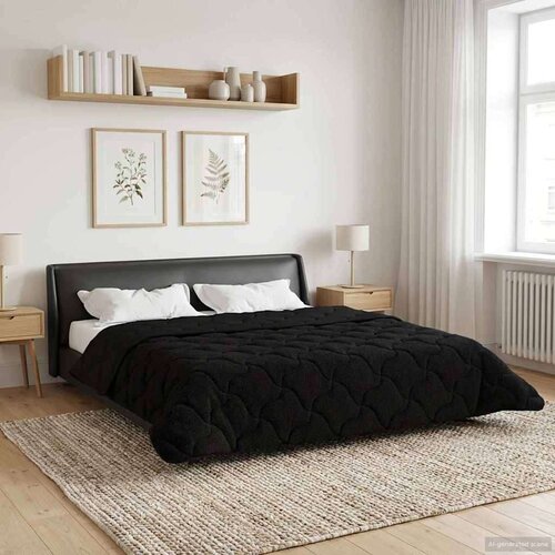  Poletna odeja Črna 200 x 240 cm Mikrofibra in Teddy flis, (5000284306) Cene