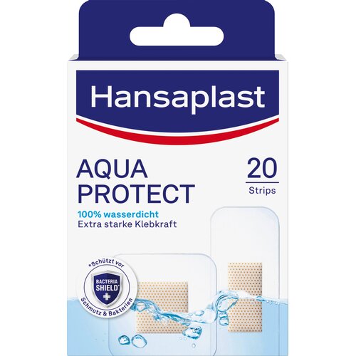 Hansaplast Aqua Protect obliži - 20 kos. Slike