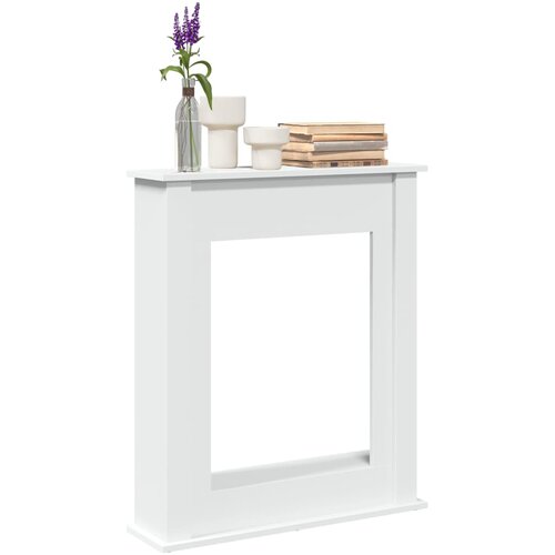 vidaXL Okvir za kamin bijeli 75 x 20 x 87,5 cm od konstruiranog drva Cijene