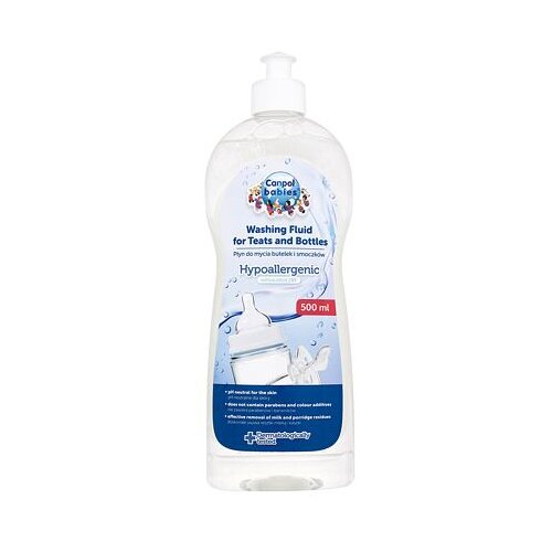 Canpol Washing Fluid For Teats And Bottles sredstvo za dezinfekciju i či&scaron;ćenje dječjih bočica i duda 500 ml za djecu Cijene