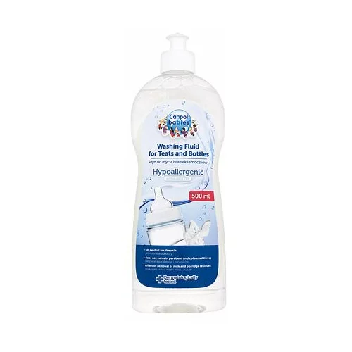 Canpol Washing Fluid For Teats And Bottles sredstvo za dezinfekciju i čišćenje dječjih bočica i duda 500 ml za djecu