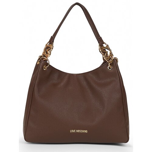 Love Moschino Torbice za na ramo JEWEL CROCO Kostanjeva Slike