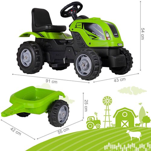 Aristom Traktor na pedale sa prikolicom 956 Slike