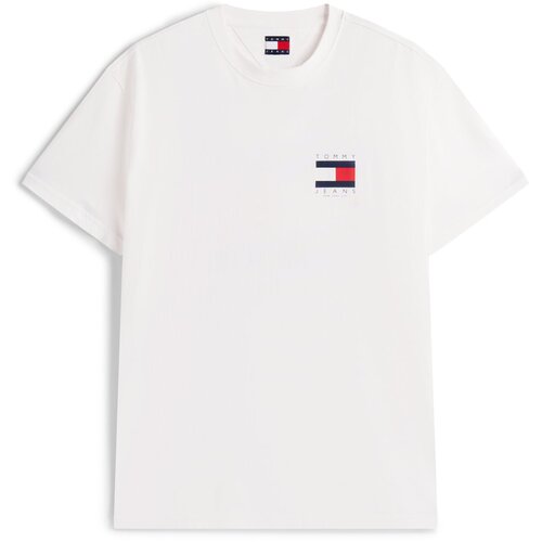 Tommy Jeans Majica mornarska / rdeča / bela Slike