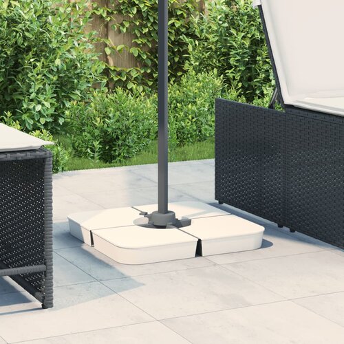 VidaXL 4-dijelni set suncobrana za križni suncobran 100 kg PP Slike