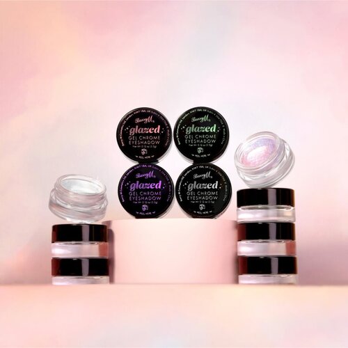 Barry M Glazed Gel Chrome Eyeshadow senčila v gelu za oči odtenek So Persuasive 3.5 g Slike