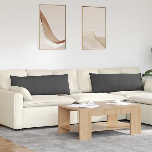 vidaXL jastučići za sofu 2 pcs tamno siva 120 x 40 cm kordura tekstil Cene