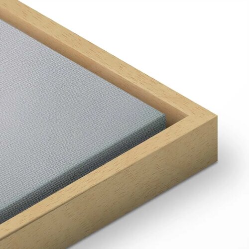  Slika - Opposite (1 Part) Wide 90x60 U prirodnom drvenom okviru Cene