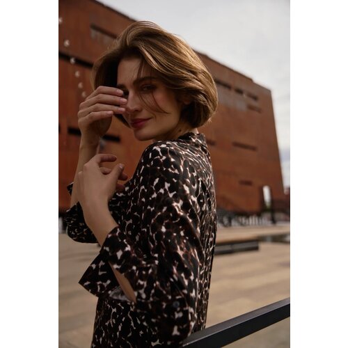 Marisse Brown Viscose Shirt Slike