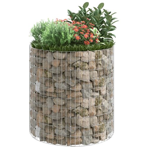 Kružni gabionski stup od pocinčanog čelika &amp;Oslash; 100 x 100 cm Slike