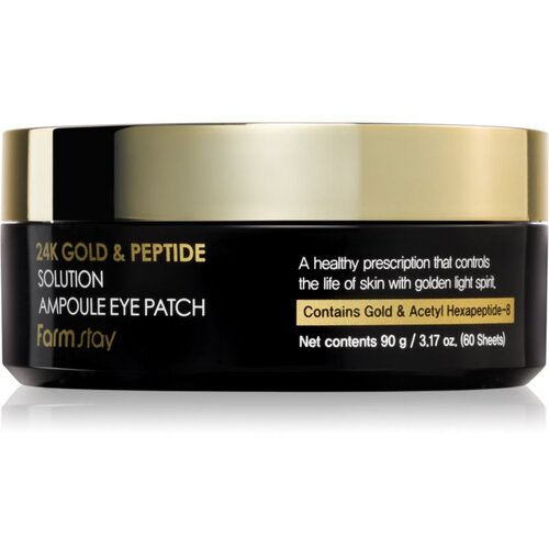 Farmstay 24K Gold & Peptide Solution maska za oči 60 kos Cene