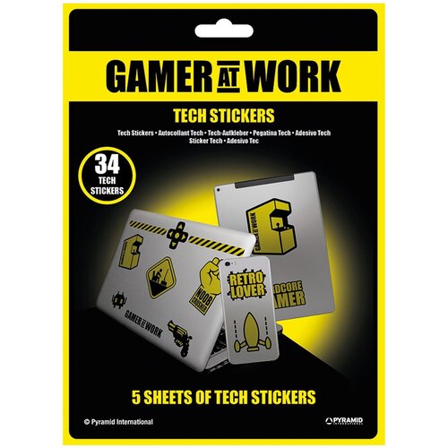  Gamer at Work nalepke za naprave Pyramid Slike