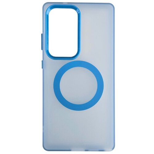  Silikonska futrola Magsafe FLURO COLOR Samsung S25 ULTRA PLAVA Slike