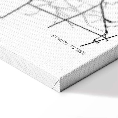  Slika - City Plan: Lodz (1 Part) Vertical 40x60 Standard Slike