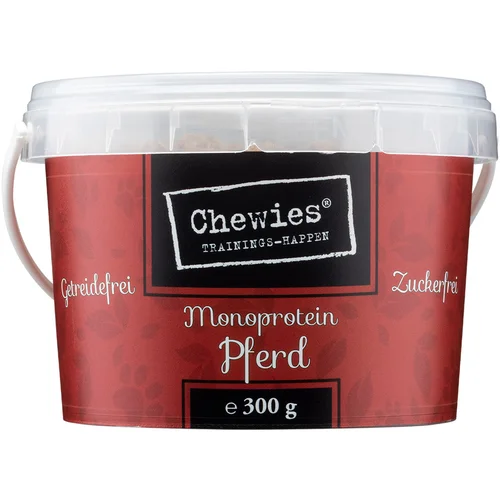 Chewies monoprotein zalogaji za trening - 2 x 300 g konjetina