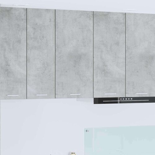 vidaXL viseći ormarić zidne riga beton siva i bijela 40 x 31 x 80 cm Cijene