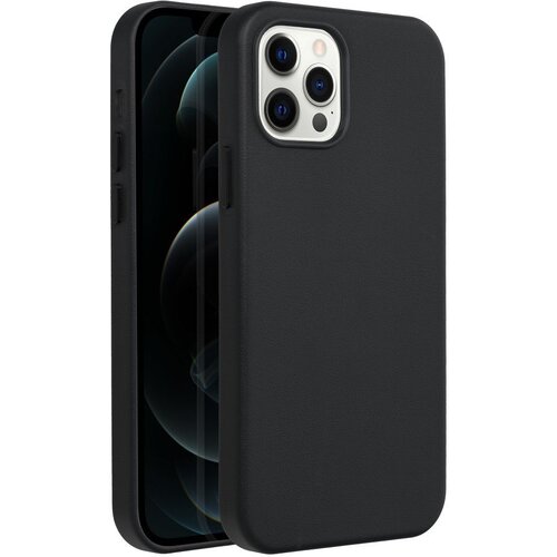  Kožna maska Mag za IPHONE 12 PRO crna Slike