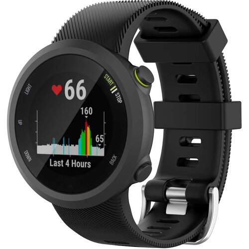 INF garmin forerunner 45/45S silikonska zapestnica črna, (21236228) Cene