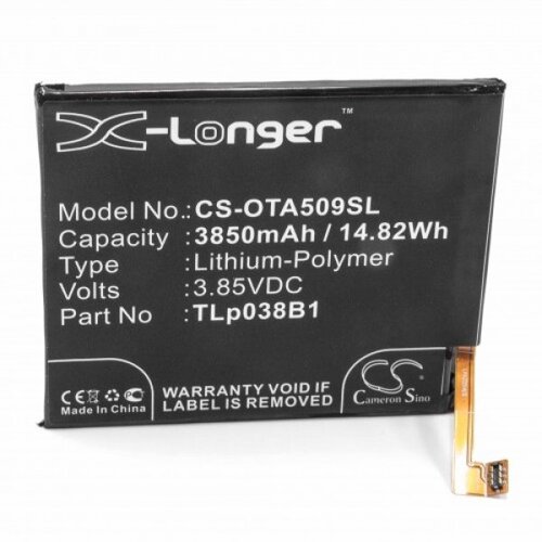 VHBW Baterija za Alcatel A7 / OT-5090Y, 3850 mAh Slike